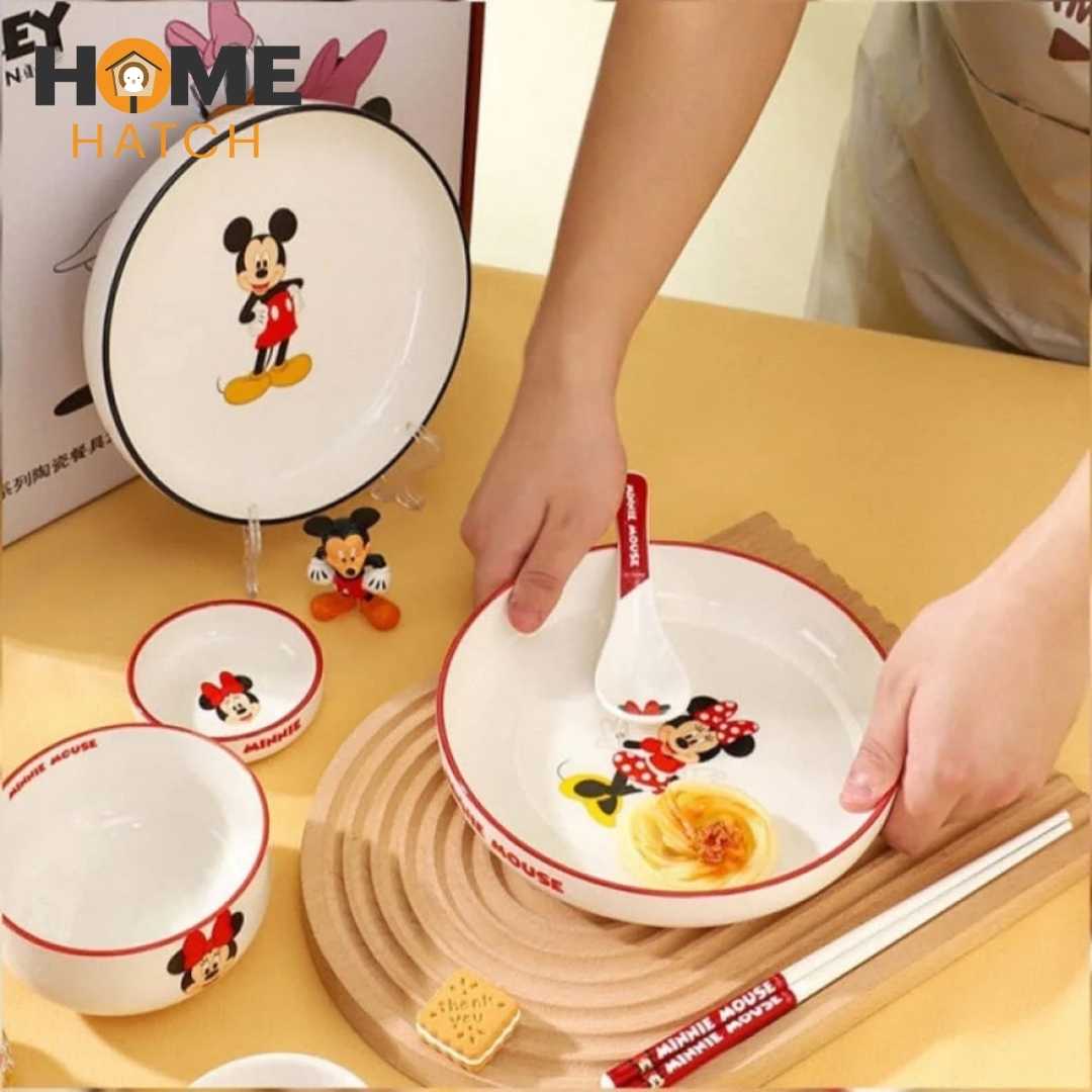 Disney Mickey Ceramic 6-Piece Bowl Set
