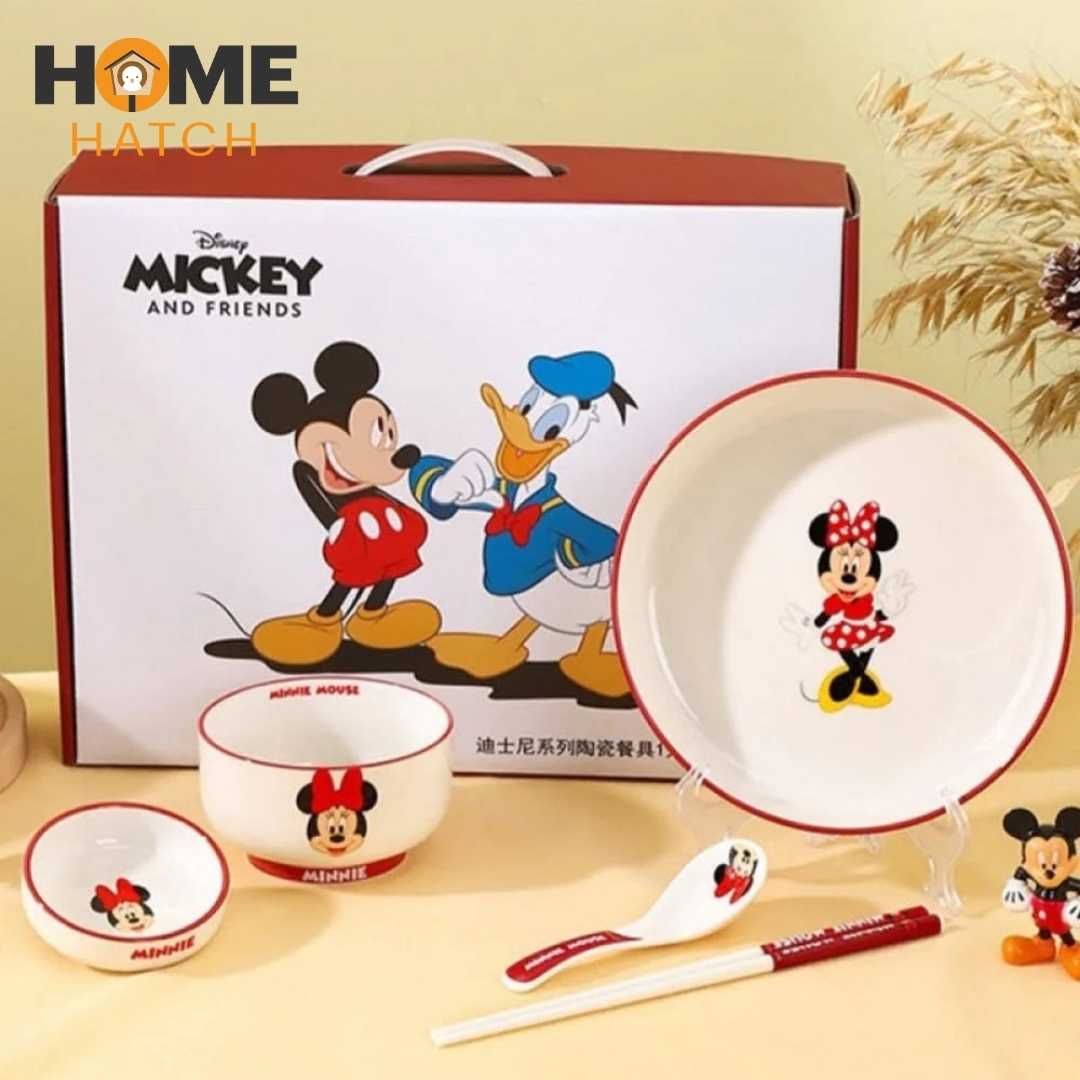 Disney Mickey Ceramic 6-Piece Bowl Set