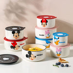 Disney Mickey & Friends Airtight Ceramic Bowl Set – 3