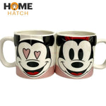 Disney Mickey & Friends Ceramic Embossed Mug – Set of 2
