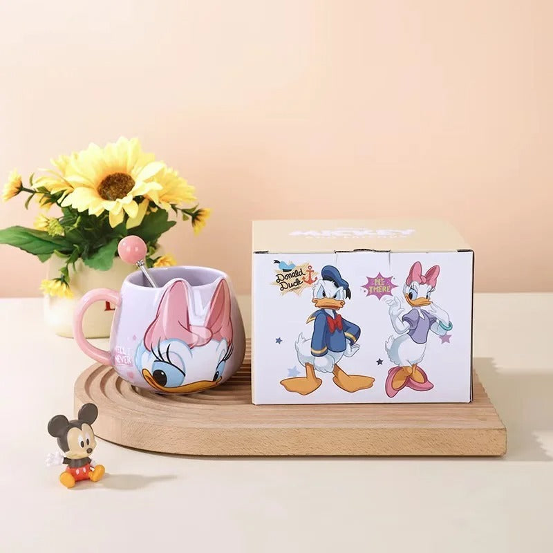 Disney Mickey & Friends Embossed Character Ceramic Mug – 450ml
