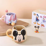 Disney Mickey & Friends Embossed Character Ceramic Mug – 450ml