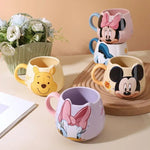 Disney Mickey & Friends Embossed Character Ceramic Mug – 450ml