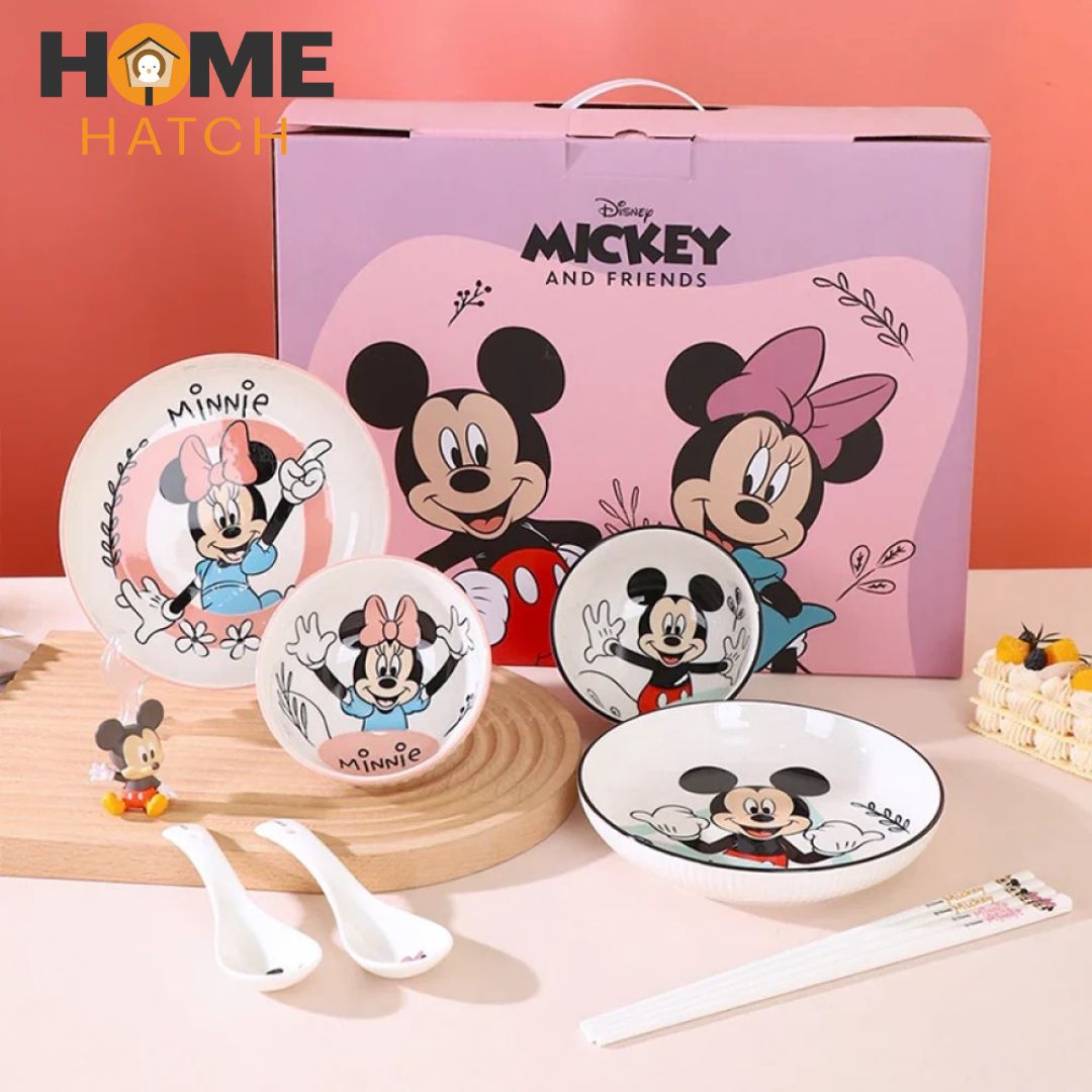 Disney Mickey & Friends Pair Meal Set – 8 Pieces