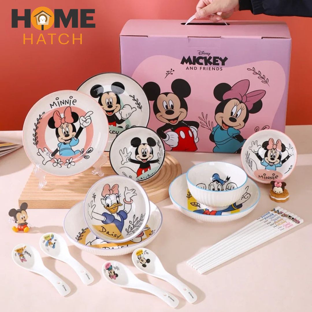 Disney Mickey & Friends Pair Meal Set – 8 Pieces