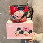 Disney Original Mickey & Friends 3D embossed ceramic coffee mug 550ml premium collectible mug