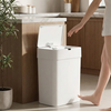 Smart Auto Sensor Trash Can Horizontal Touchless Bin for Narrow Spaces Kitchen & Bathroom Motion Waste Bin