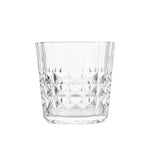 Delisoga Prism Pattern Classical Crystal Drinking Glass | Set of 6