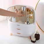 ECOCO Dustproof Multi-Layer Makeup Storage Organizer with Clear Lid – Home Hatch Pakistan