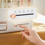 ECOCO Large Capacity Cosmetic Storage Box with Dust-Proof Lid – Home Hatch Pakistan