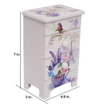 Elegant 3-Layer Jewellery Box | Storage Organizer With Mirror