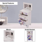 Elegant 3-Layer Jewellery Box | Storage Organizer With Mirror