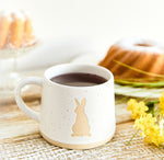 Embossed Ceramic Coffee Mug