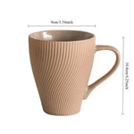Embossed Elegant Tea Coffee Mug