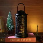 Floral Cut Work Lantern Shaped Led Candle Lights | Home Decor