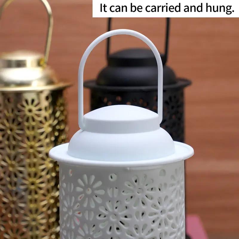 Floral Cut Work Lantern Shaped Led Candle Lights | Home Decor