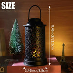 Floral Cut Work Lantern Shaped Led Candle Lights | Home Decor
