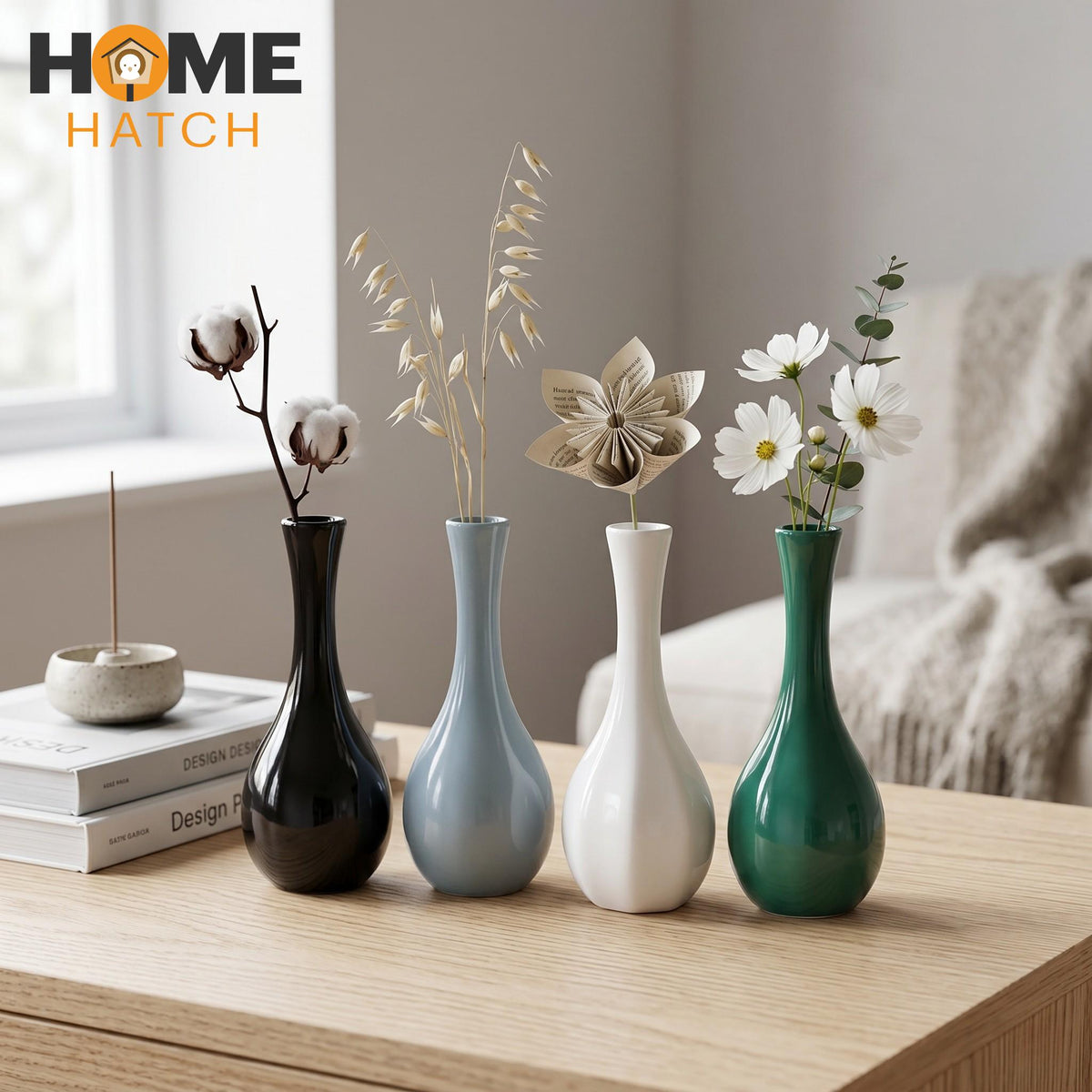 Elegant Ceramic Flower Vase | Modern Decorative Vase for Home Décor