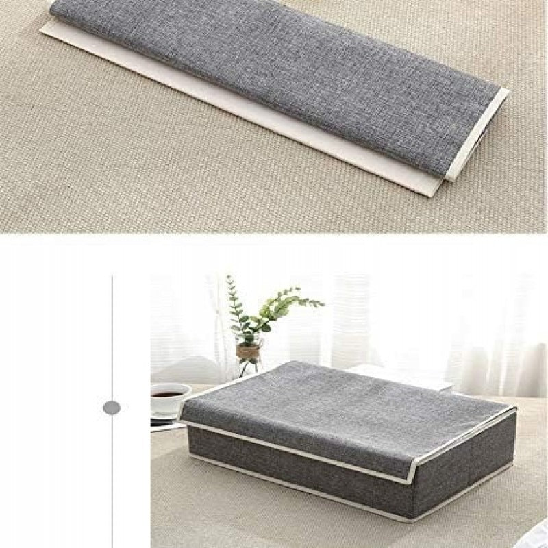 Foldable Innerwear Organizer Box | Multi-Compartment Fabric Storage for Closet & Drawers |