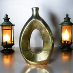 Vintage Stylish Golden Flower Vase | Home Decor | Pots & Vases