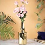 Golden Bottle Shaped Ceramic Vase | Pots & Vases | Home Décor