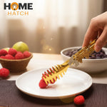 Turkish Design Golden Floral Tongs