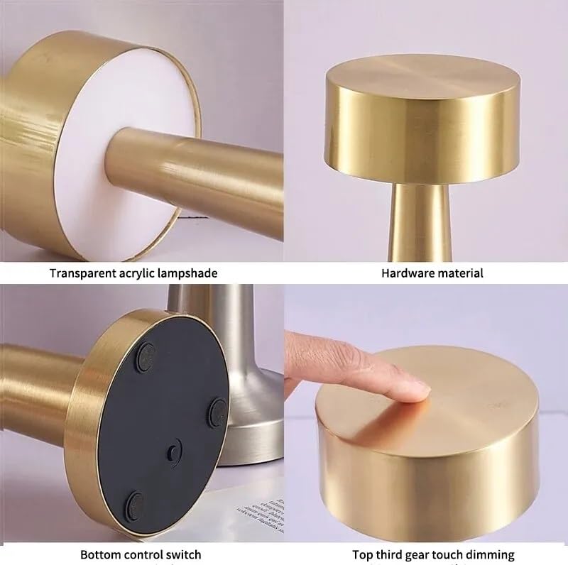 Nordic Minimalist Golden Touch Lamp - 3 Colour Changing Lamp