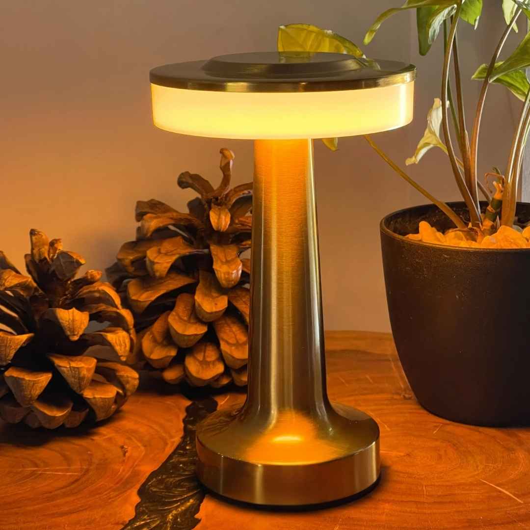 Nordic Minimalist Golden Touch Lamp - 3 Colour Changing Lamp