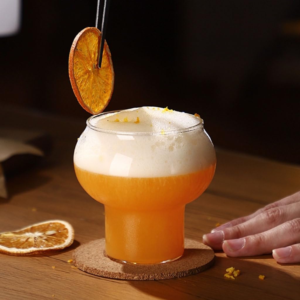 Gourd Shaped High Borosilicate Glass Cup Pakistan – Heat Resistant Transparent Drinkware for Coffee, Milk Tea, Juices, Cocktails & Desserts