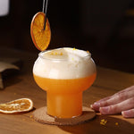 Gourd Shaped High Borosilicate Glass Cup Pakistan – Heat Resistant Transparent Drinkware for Coffee, Milk Tea, Juices, Cocktails & Desserts