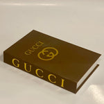Gucci Faux Decorative Designer Books | Home Decor - Home Hatch