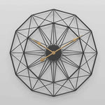 Iron Cage Design Metallic Wall Clock | Wall Hanging Clock