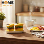 Heart Sandwich Salt and Pepper Shaker Set – Ceramic Shakers for Dining Table