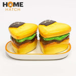 Heart Sandwich Salt and Pepper Shaker Set – Ceramic Shakers for Dining Table