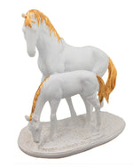 Horse And Pony Statue Figurine | Home Décor