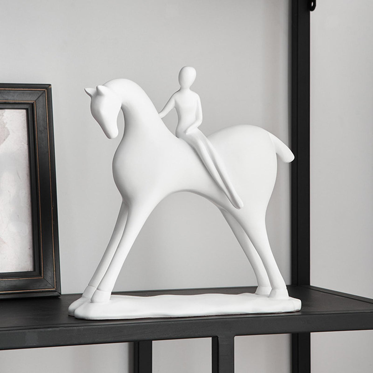 Lady on Horse Statue Figurine | Home Décor