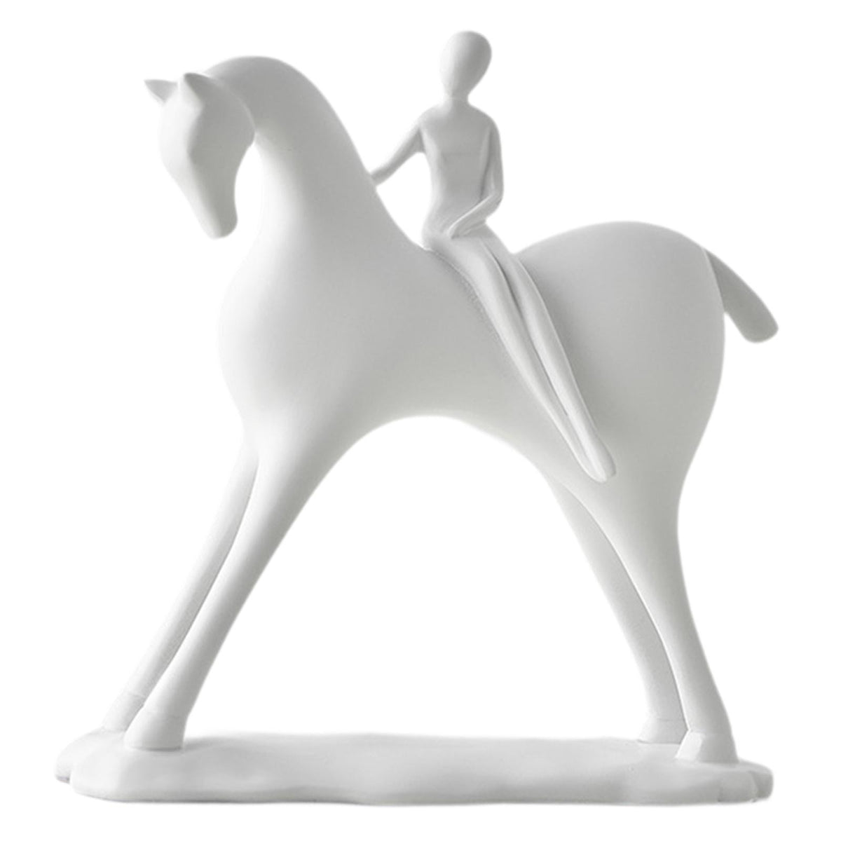 Lady on Horse Statue Figurine | Home Décor