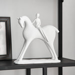 Lady on Horse Statue Figurine | Home Décor