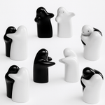 Hugging Ghost Salt & Pepper Shakers Pakistan – Cute Ceramic Refillable Table Set for Home & Kitchen Décor