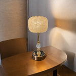 Artistic Crystal LED Table Lamp – Modern Ambient Lighting