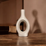 Modern Nordic Ceramic Loop Vase | Elegant Minimalist Decor | Pots & Vases