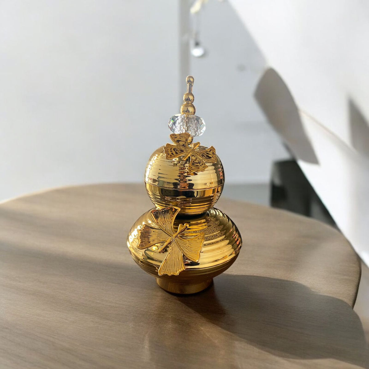 Gold Butterfly Aladdin Decorative Candy Jar