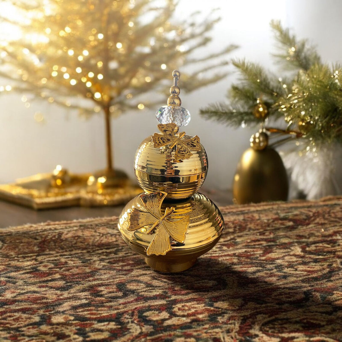 Gold Butterfly Aladdin Decorative Candy Jar