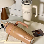 SITARAYURI 40oz Luxury Travel Tumbler with Handle and Straw