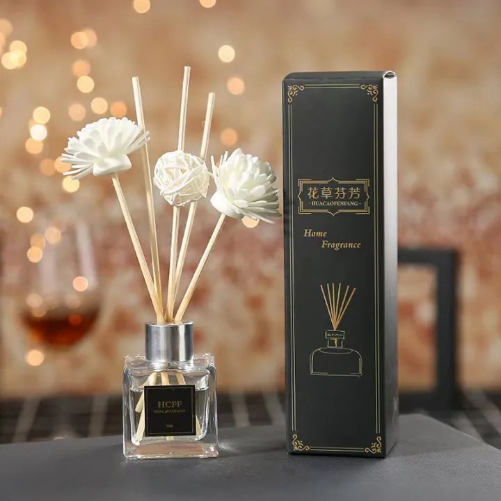 Elegant Floral Reed Diffuser – Home Fragrance | Indoor Dry Flower Diffuser