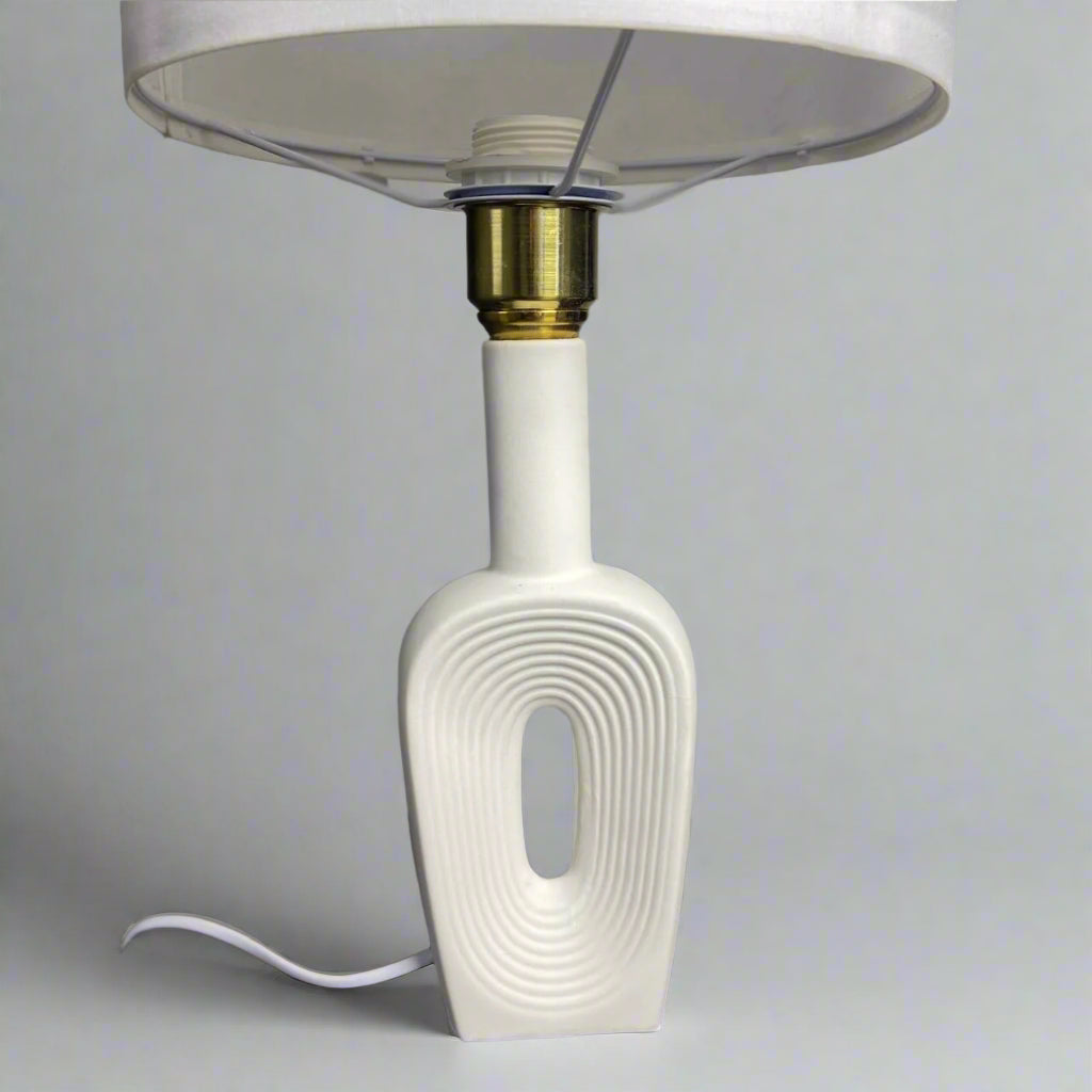 سفید اور سونے کا چراغ | گهر کی آرائش