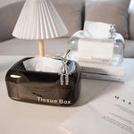 Self Sinking Rectangular Tissue Box Cover with bunny |Tissue Dispenser | Office |Home Accessories