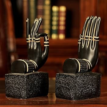 Vintage Hand Raisin Bookends | Home Décor