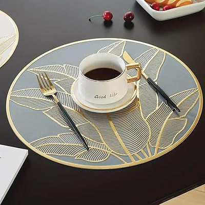 Round Banana Leaf Table Place Mats