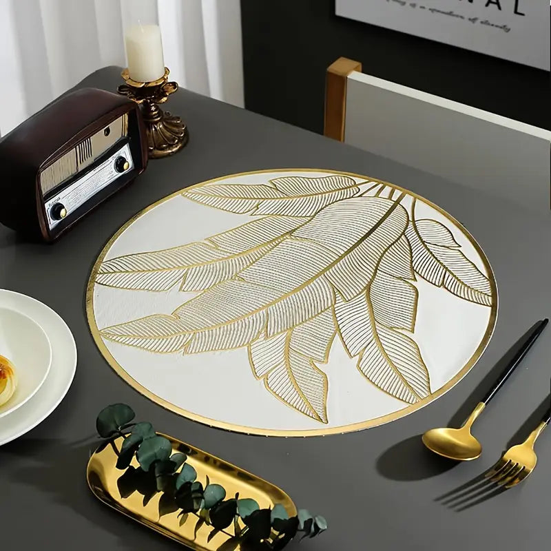 Round Banana Leaf Table Place Mats